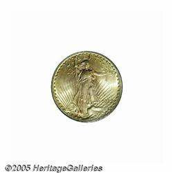 1922-S $20 MS64 PCGS. A minimally abraded survivo