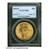 Image 1 : 1923-D $20 MS65 PCGS. Lovely Gem example with dee