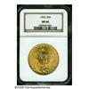 Image 3 : 1924 $20 MS66 NGC. Frosty and essentially brillia