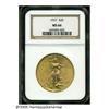 Image 3 : 1927 $20 MS66 NGC. Silky smooth and satiny, with 