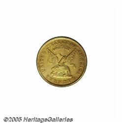 1853 $20 Assay Office Twenty Dollar, 900 Thous. A