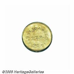 (1842-52) G$1 A.Bechtler Dollar, 27G. 21C. AU Det