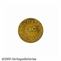 (1834-37) G$1 C.Bechtler Dollar, 28G. High VF20 N