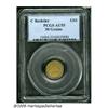 Image 3 : (1831-34) G$1 C.Bechtler Dollar, 30G. AU55 PCGS. 