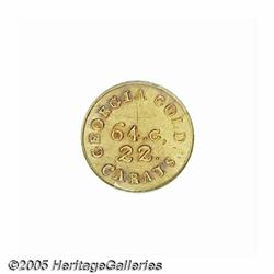 (1837-42) $2 1/2 C.Bechtler Quarter Eagle, 64G. 2