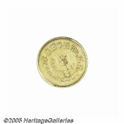 (1837-42) $5 C.Bechtler Five Dollar, 134G, With S