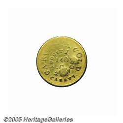 (1834-37) $5 C.Bechtler Five Dollar, Plain Edge 1