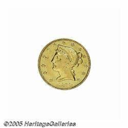 1860 $5 Clark, Gruber & Co. Five Dollar AU50 PCGS