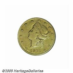 1861 $20 Clark, Gruber & Co. Twenty Dollar Fine 1