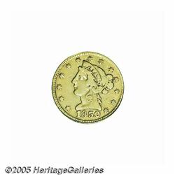 1850 $5 Moffat & Co. Five Dollar VF25 PCGS. K-7a,