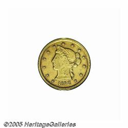 1852 Moffat & Co. $10 Wide Date Ten Dollar VF35 P