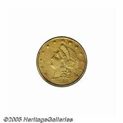 1853 $20 Moffat & Co. Twenty Dollar XF Details, D