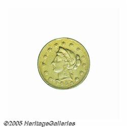 1852 $10 Wass Molitor Ten Dollar, Large Head VF35