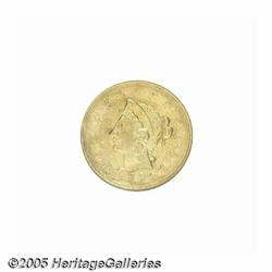 1852 $10 Wass Molitor Ten Dollar, Large Head AU53