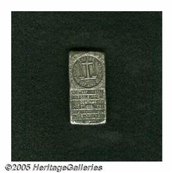 Thorne Mining & Refining Co. Silver Ingot. A seco