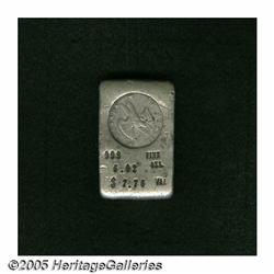Nevada Silver Co. Silver Ingot. This heavy ingot 