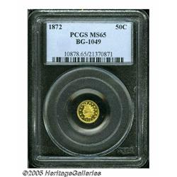 1872 50C Indian Round 50 Cents, BG-1049, R.4, MS6