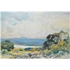 Image 1 : Two gilt framed original watercolour paintings both titled on verso "Lake Land Falls from Sand Side"