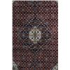 Image 2 : Large brand new 100% hand made wool blend Mahi design Tabriz area carpet with center medallion, red 