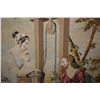Image 2 : Vintage gilt framed antique needlework, appears to be religious content with figures 37" X 27"