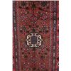 Image 2 : 100% wool Zanjan carpet/runner with center medallion, overall geometric design in soft red backgroun