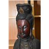 Image 2 : Large Asian carved wooden female figure 61" in height