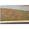 Image 2 : Framed antique oil on canvas painting of an Eastern European rural scene with livestock signed by ar