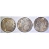 Image 1 : 3-BU 1921 MORGAN DOLLARS
