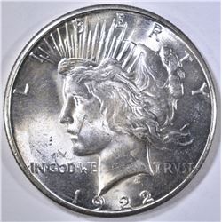 1922-S PEACE DOLLAR CH BU