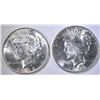 Image 1 : 1923-P,D PEACE DOLLARS CH BU
