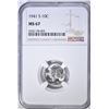 Image 1 : 1941-S MERCURY DIME, NGC MS-67