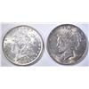 Image 1 : 1896 CH BU MORGAN & 1922 AU PEACE DOLLARS