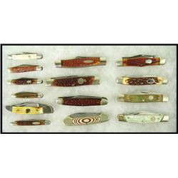 Collection of 14 Pocket Knives