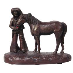 Original Western Sculpture by Largo