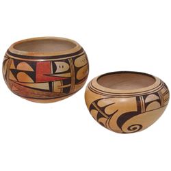 2 Hopi Pottery Bowls