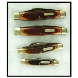 4 Old Timer Pocket Knives