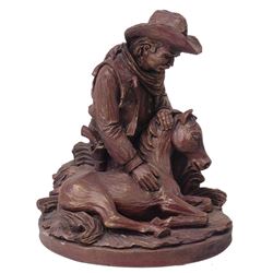 Original Western Sculpture by Largo