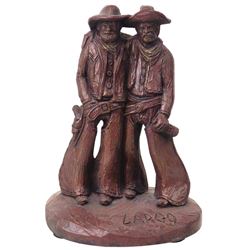 Original Western Sculpture by Largo