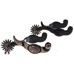 Kelly Blued Steel Spurs
