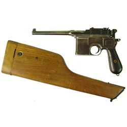 WWII Mauser "Broomhandle" Pistol