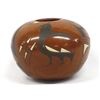 Image 1 : Mata Ortiz Polychrome Pottery Seed Jar by Lopez