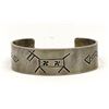 Image 1 : Native American Whirling Log Horse Cuff Bracelet