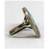 Image 2 : Navajo Sterling & Chrysocolla Ring, Size 11