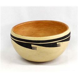 Native American Hopi Pottery Bowl Evelyn Poolheco
