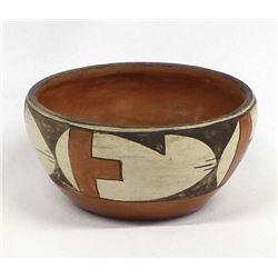 Vintage Santo Domingo Pottery Bowl