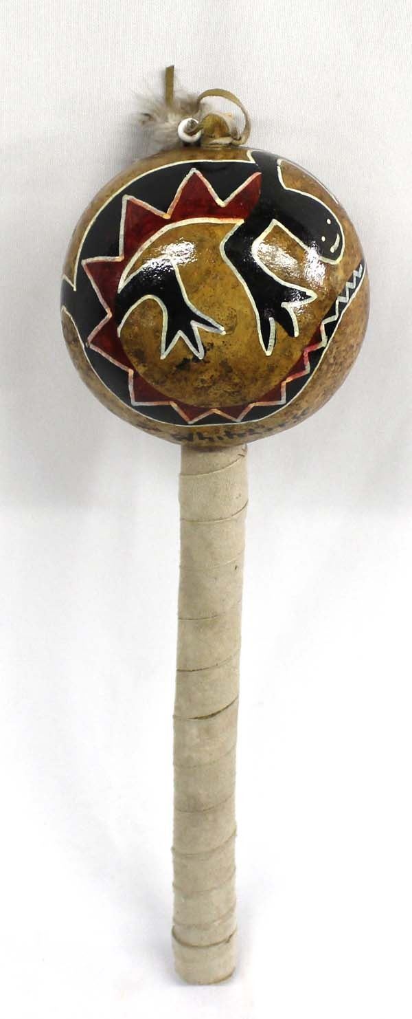 Apache Gourd Dance Rattle by Pete Whitehorse