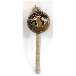 Apache Gourd Dance Rattle by Pete Whitehorse