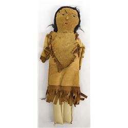 Vintage Native American Leather Doll