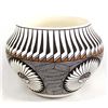 Image 1 : Acoma Hand Painted Ceramic Pottery Jar, M. Garcia