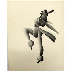 1952 Native American Print by Riley White